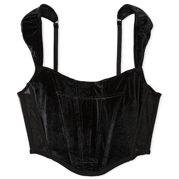 Dream Angel Velvet Corset Crop NWT - Picture 1 of 3